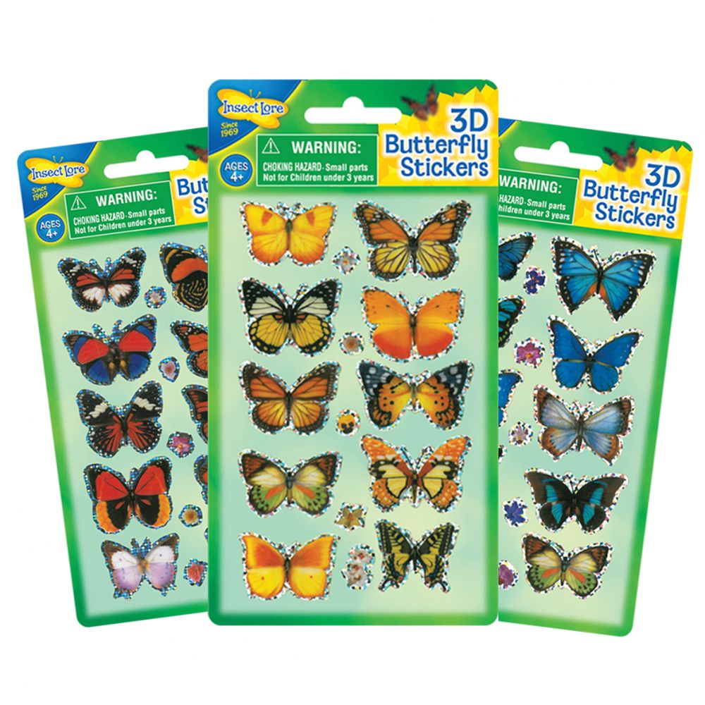 Download 3d Butterfly Stickers Insect Lore